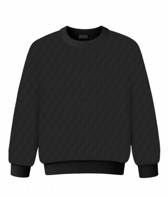 Diamond Crewneck Black